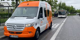 Das Bild zeigt einen so genannten VVS-Rider im Landkreis